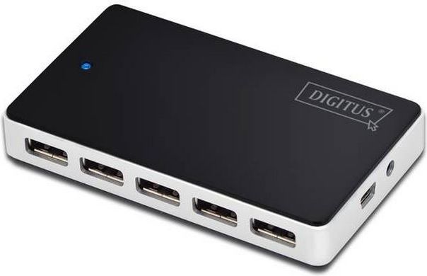 USB Hub Digitus 10x USB-A 2.0, i zi