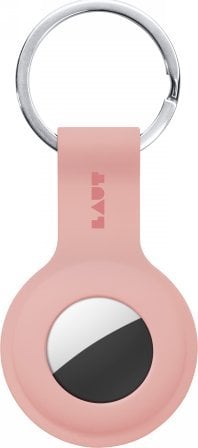 Mbajtëse LAUT Huex Tag për AirTag, me unazë çelësash, rozë Blush