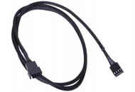 Kabllo zgjatuese PWM Gelid, 4-pin, 90cm, e zezë