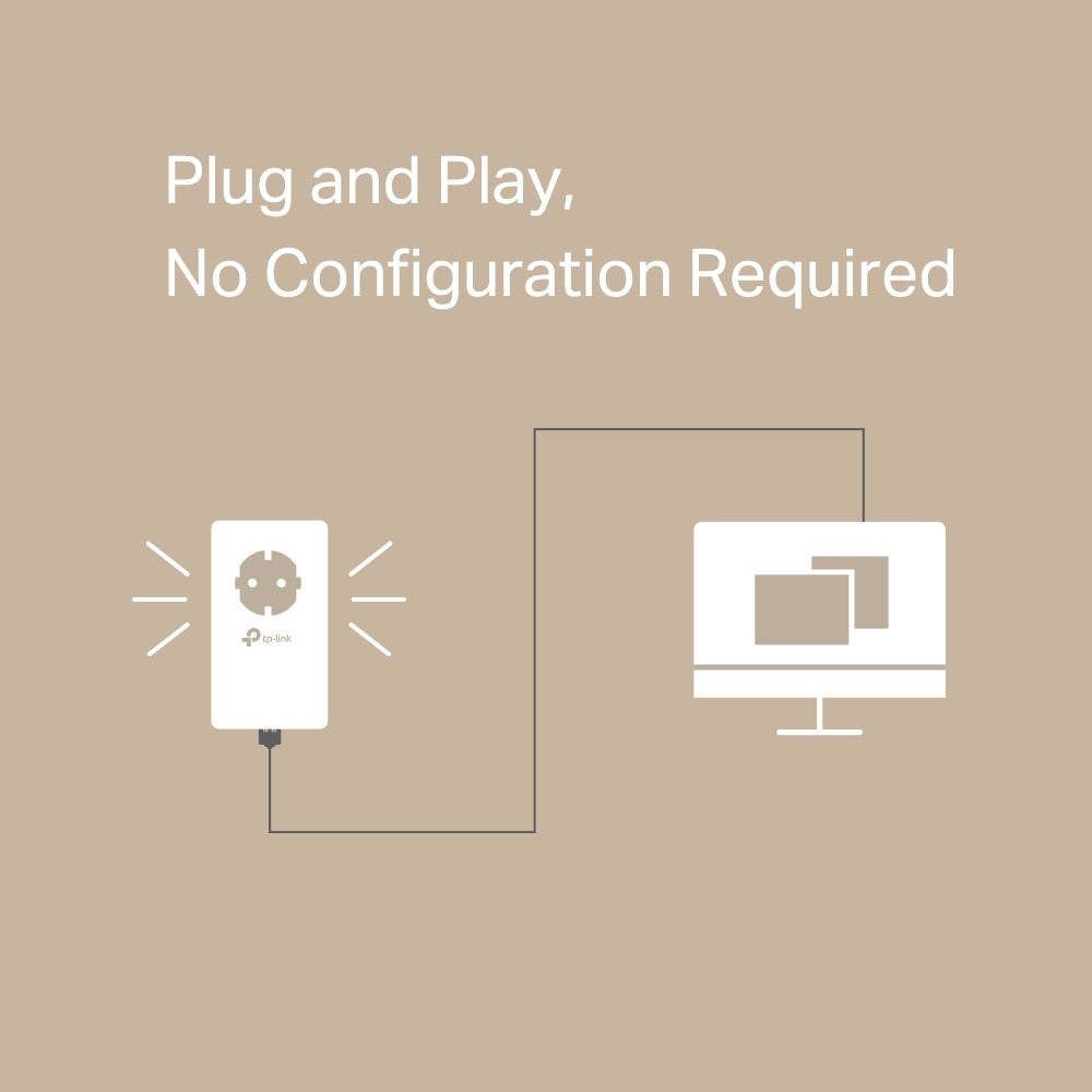 Adapter powerline TP-Link TL-PA7017P KIT, 1000 Mb/s, 1x Gigabit Ethernet, i bardhë