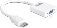 Përshtatës AV Delock HDMI - D-Sub (VGA), LT8511, i bardhë