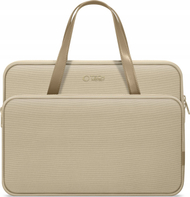 Çantë laptopi Tech-Protect Carrying Bag, 13-14", rezistente ndaj ujit, bezhë e shkretëtirës