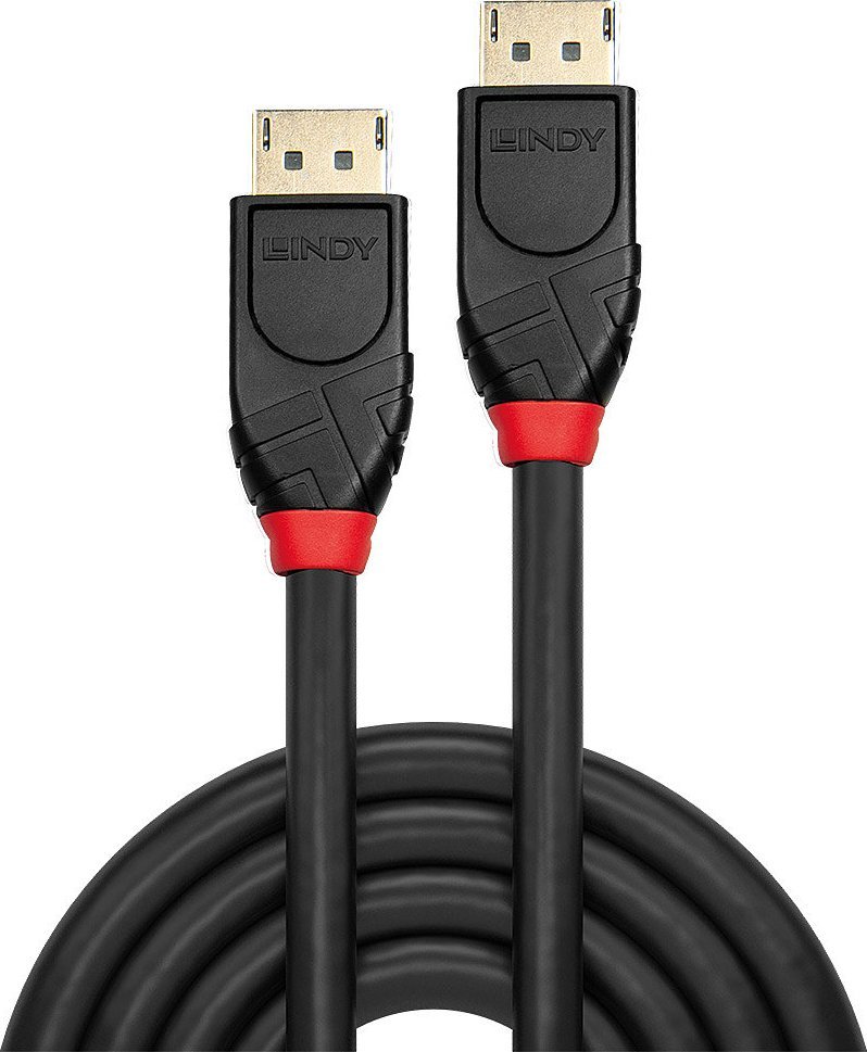 Kabllo Lindy DisplayPort - DisplayPort, 15m, e zezë