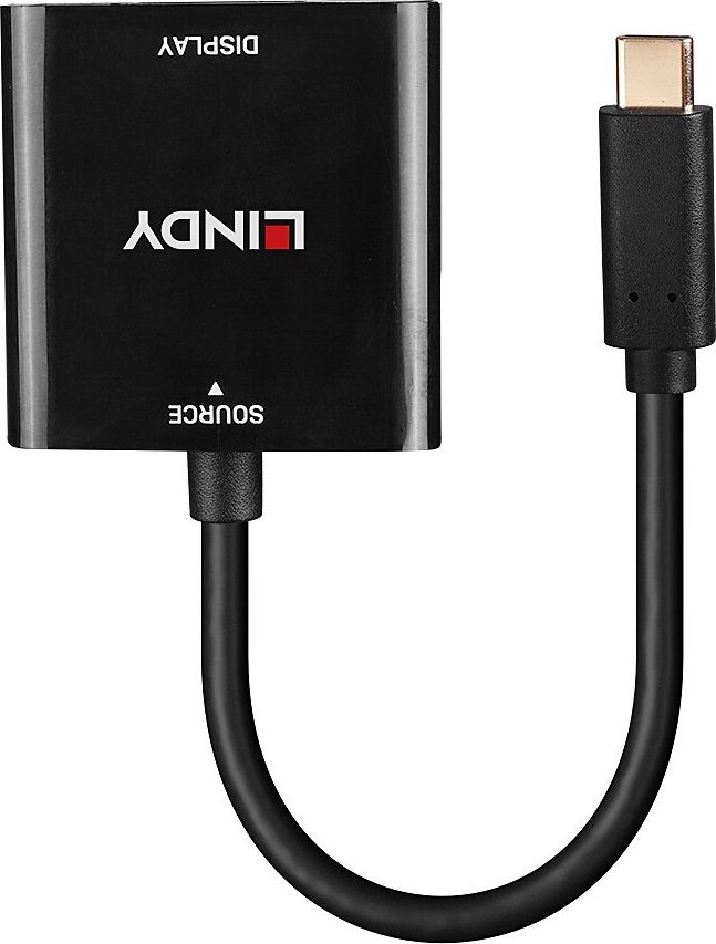 Adaptor USB C Lindy për DisplayPort, 4K 144Hz, i bardhë