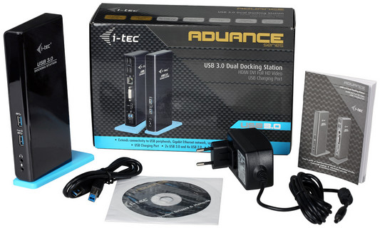 Docking Station i-Tec USB 3.0 + Dual USB, i zi