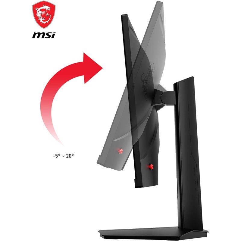 Monitor MSI G244F E2, 23.8", 1920 x 1080, Full HD, 180 Hz, i zi