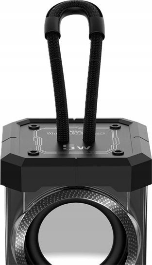 Altoparlant Bluetooth Somostel H607, stereo pairing, transparent