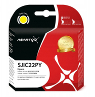 Patronë boje Asarto për Epson SJIC22PY C33S020604, 34ml, e verdhë