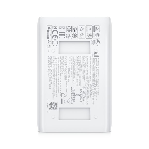Adapter PoE Ubiquiti U-POE-at, Gigabit, 48V 30W, i zi