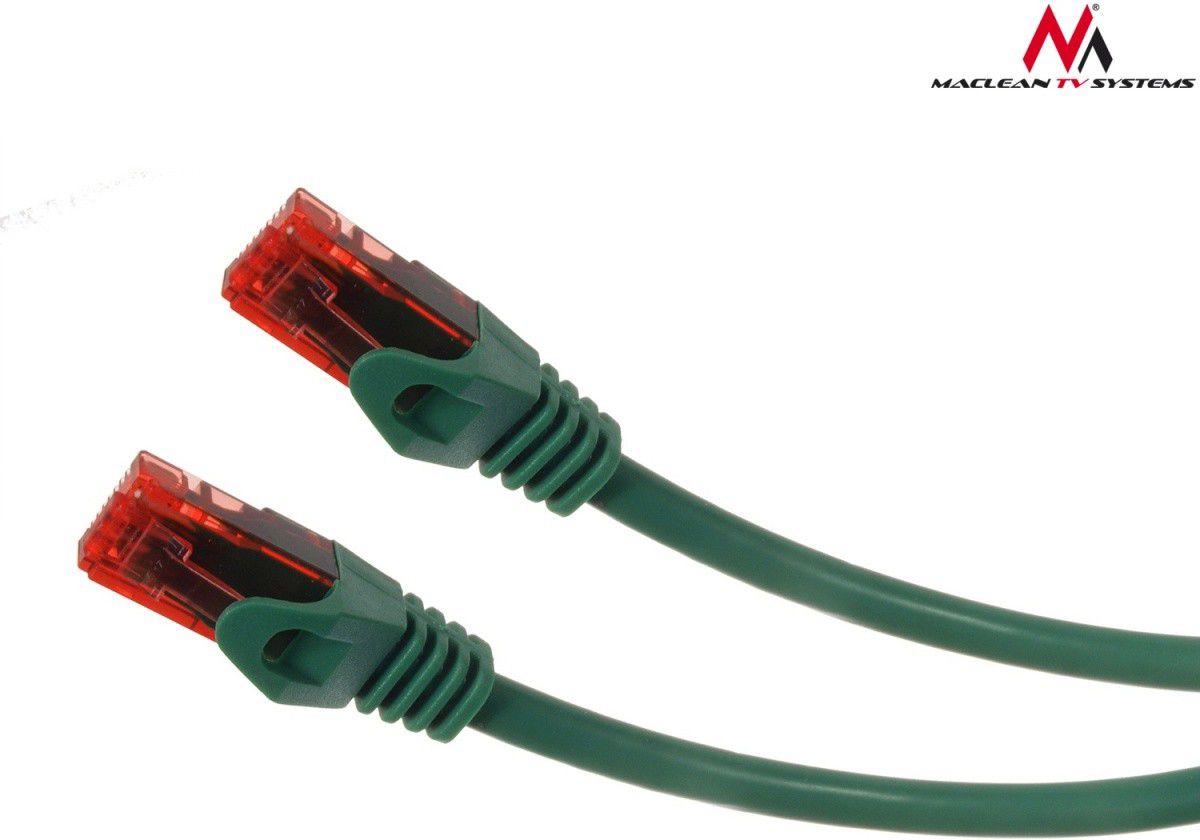 Kabllo Maclean Patchcord MCTV-300G, Cat6, 0.5m, e gjelbër