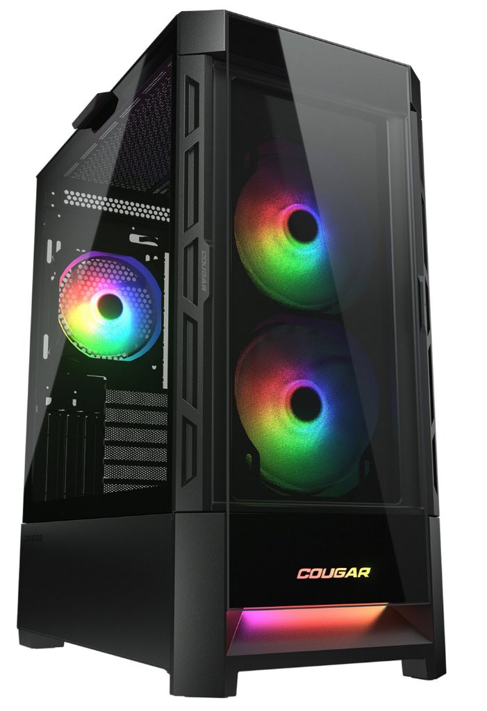 Kasë COUGAR PC DUOFACE Pro Mid Tower, 2 x ARGB 140mm, 1x 120mm, e zezë