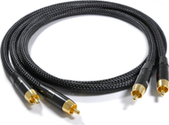 Kabllo Melodika RCA (Cinch) x2 - RCA (Cinch), 1m, e zezë