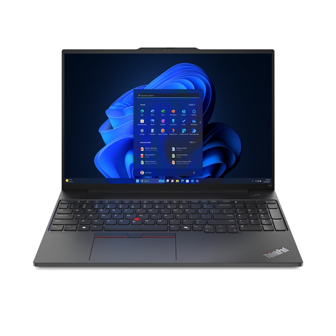 Laptop Lenovo ThinkPad E16 Gen 2, 16", Intel Core Ultra 5 125U, 16GB RAM, 512GB SSD, Intel Graphics, i zi