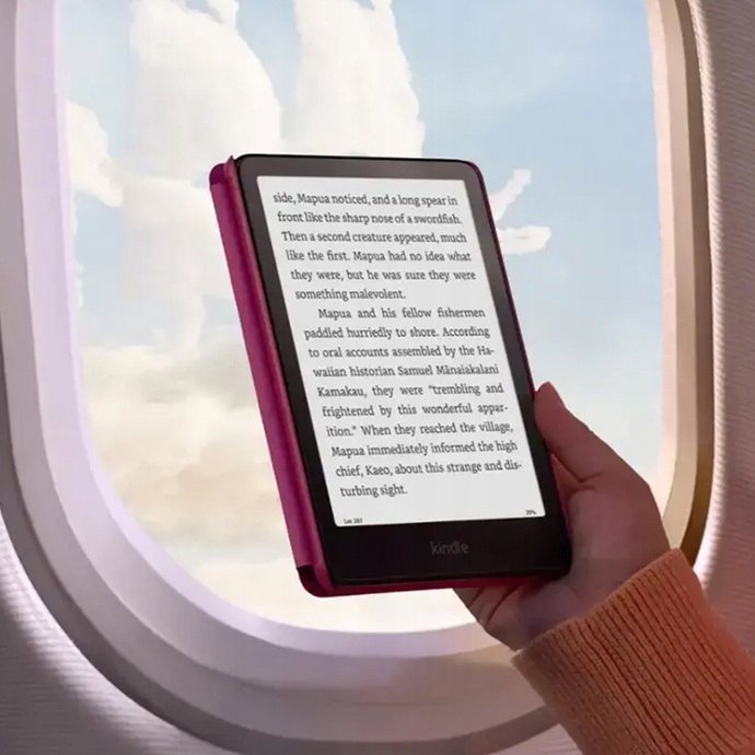 Lexues elektronik Amazon Kindle Paperwhite 2024, 7", 16GB, ngjyrë Raspberry