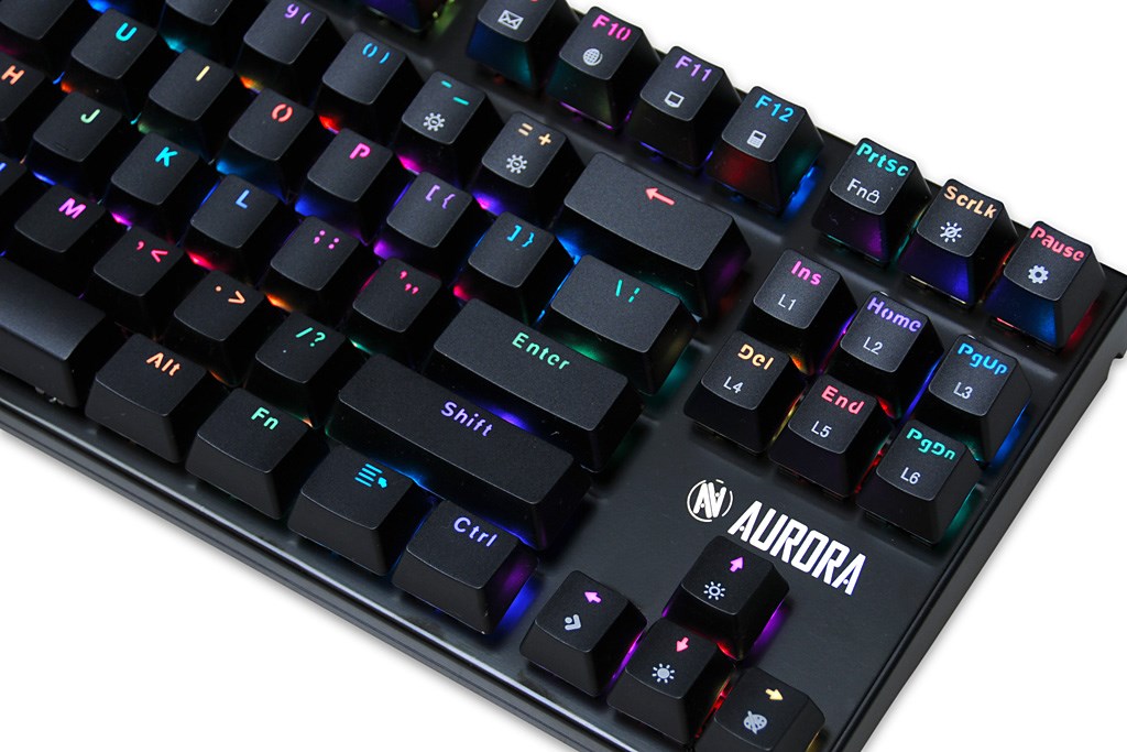 Tastierë iBOX Aurora K-2R, Blue Switch, RGB, e zezë