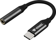 Adapter audio YENKEE YTC 102, USB C në 3.5mm, i bardhë