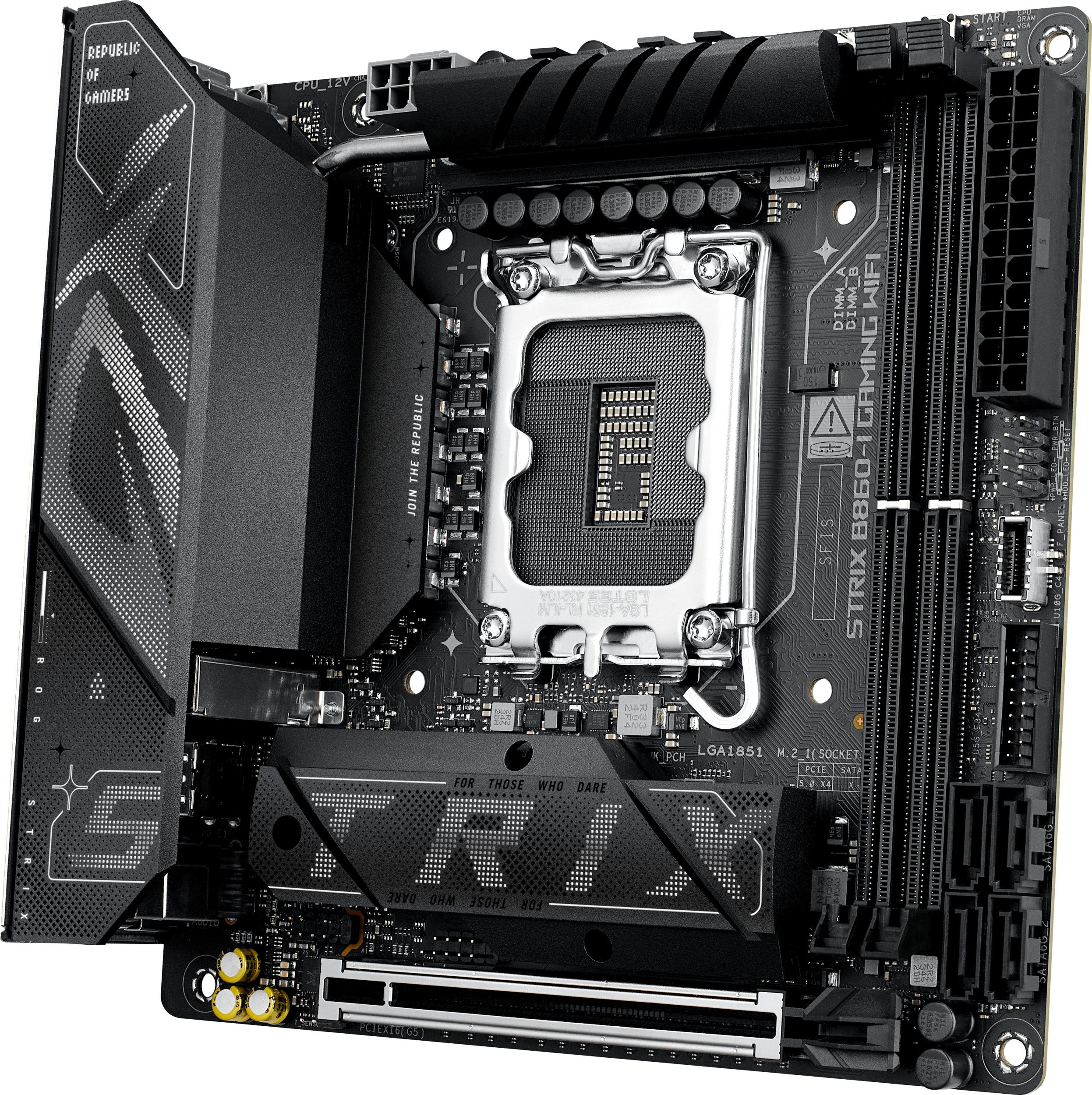 Motherboard ASUS ROG STRIX B860-I GAMING WIFI, Intel B860, Mini ITX, WiFi 7