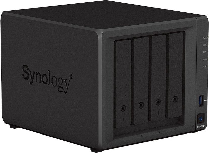 Server NAS Synology DiskStation DS923+, Ryzen Embedded R1600, 4GB RAM, pa disk, i zi