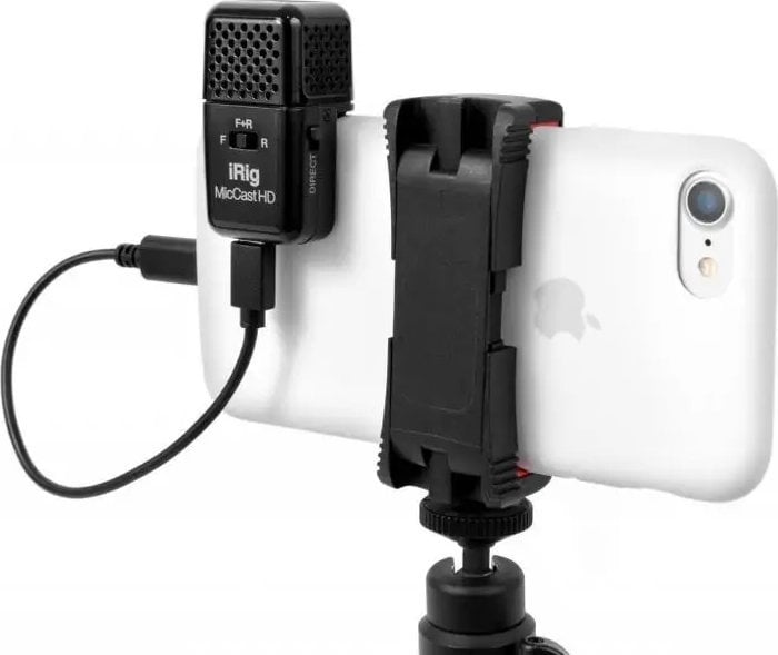 Mikrofon IK Multimedia iRig Cast HD, portativ, për smartphone dhe tablet