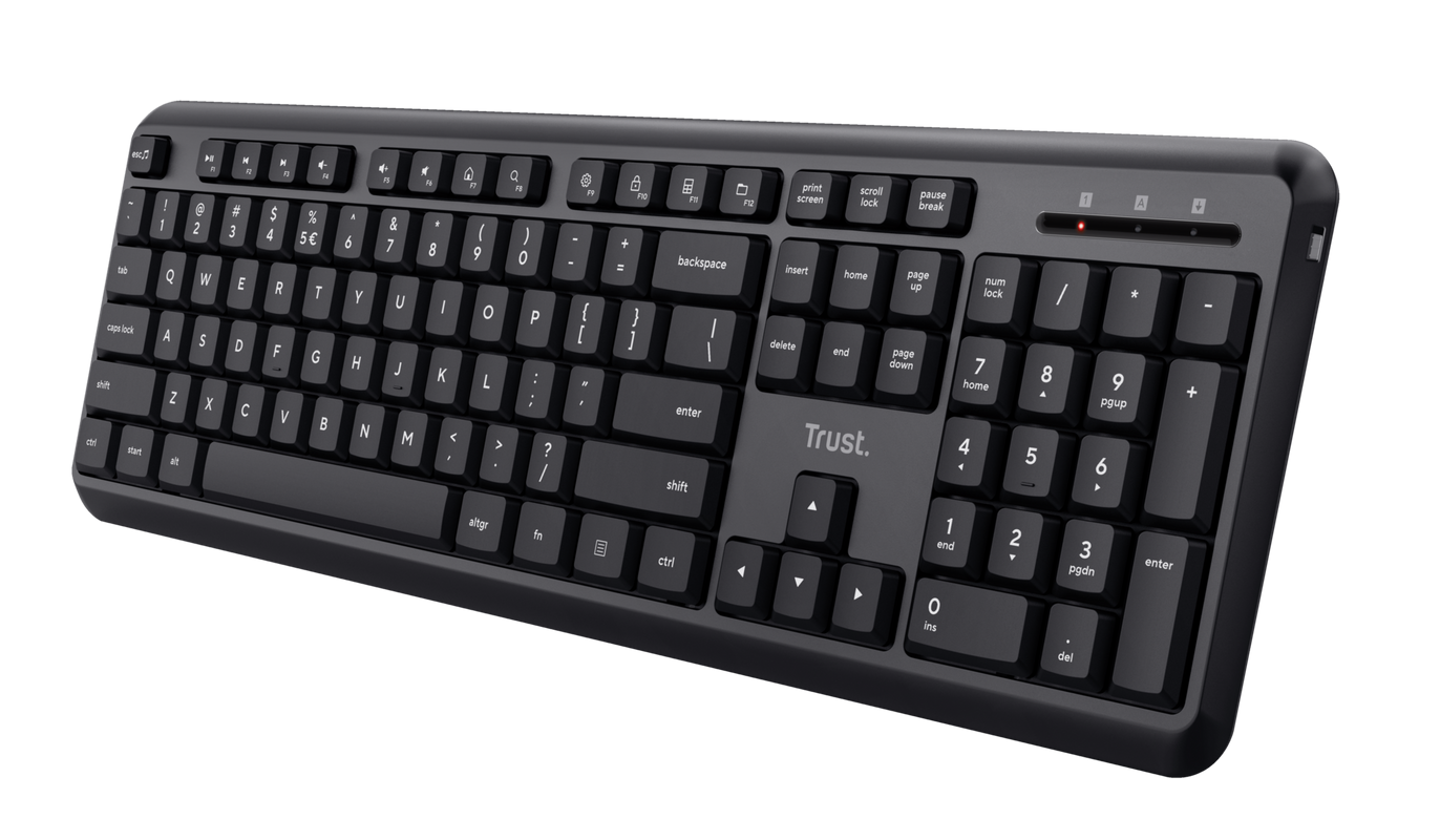 Tastierë Trust Ody Silent, wireless, e zezë
