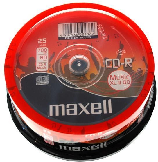 CD-R Maxell 700 MB, 25 copë