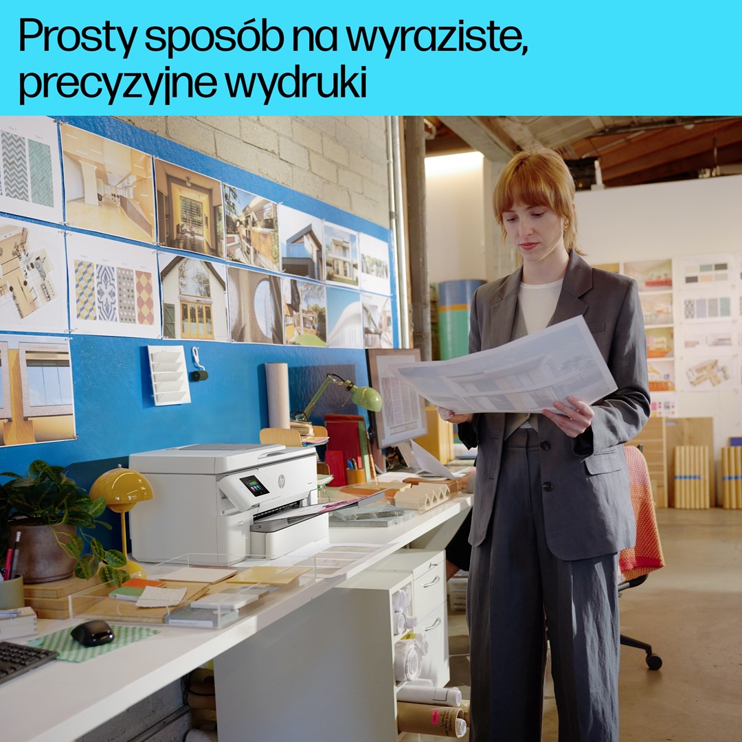 Printer HP OfficeJet Pro 9720e, A3, Inkjet, Wi-Fi, i bardhë