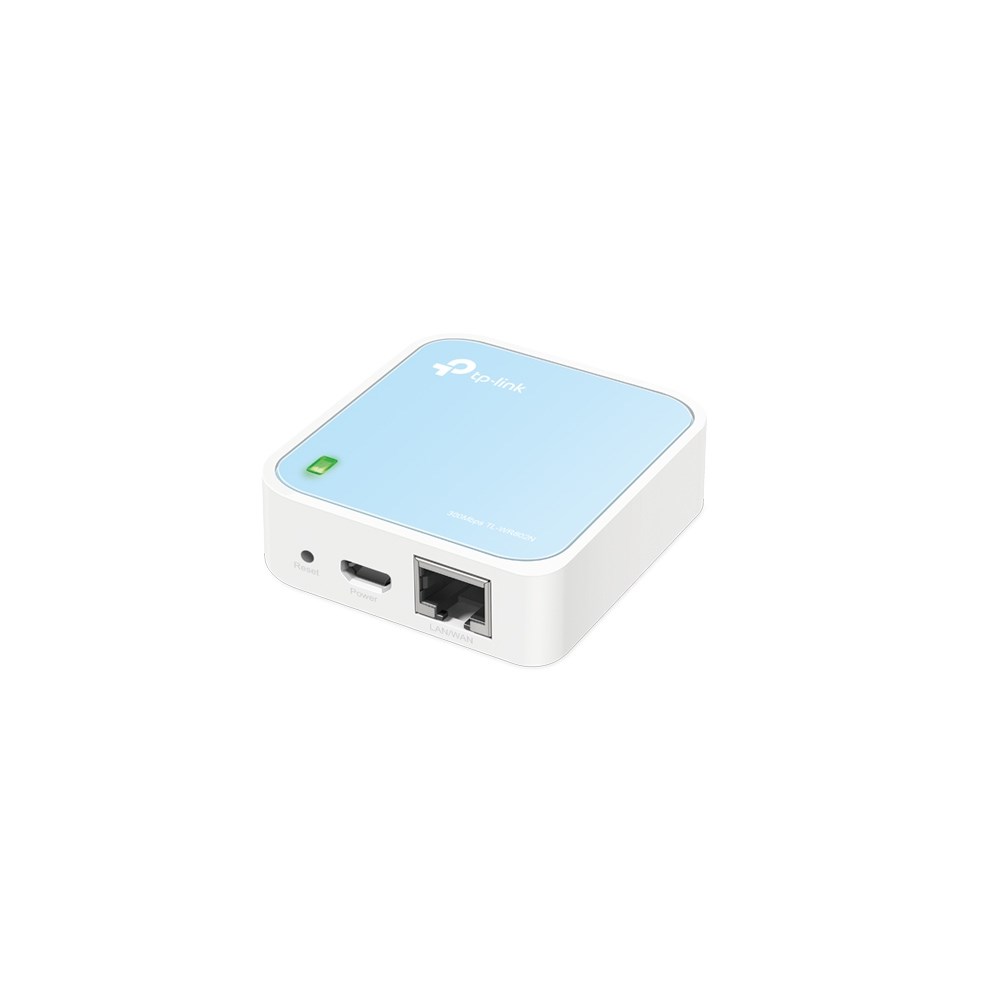 Router nano wireless TP-Link TL-WR802N, N300, 2.4GHz, i bardhë