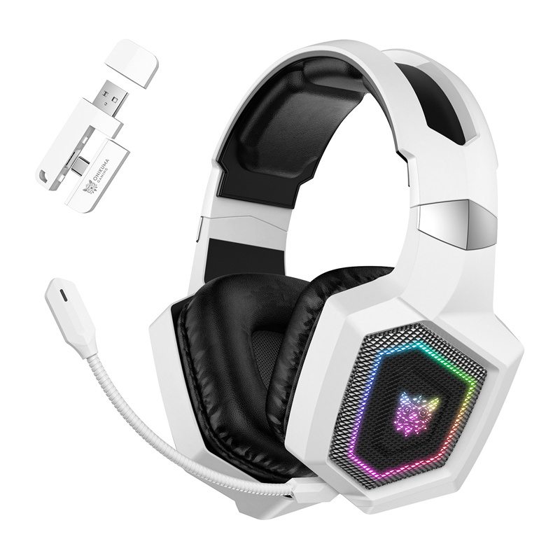 Kufje gaming ONIKUMA Tri Mode, wireless 2.4GHz, Bluetooth 5.3, të zeza