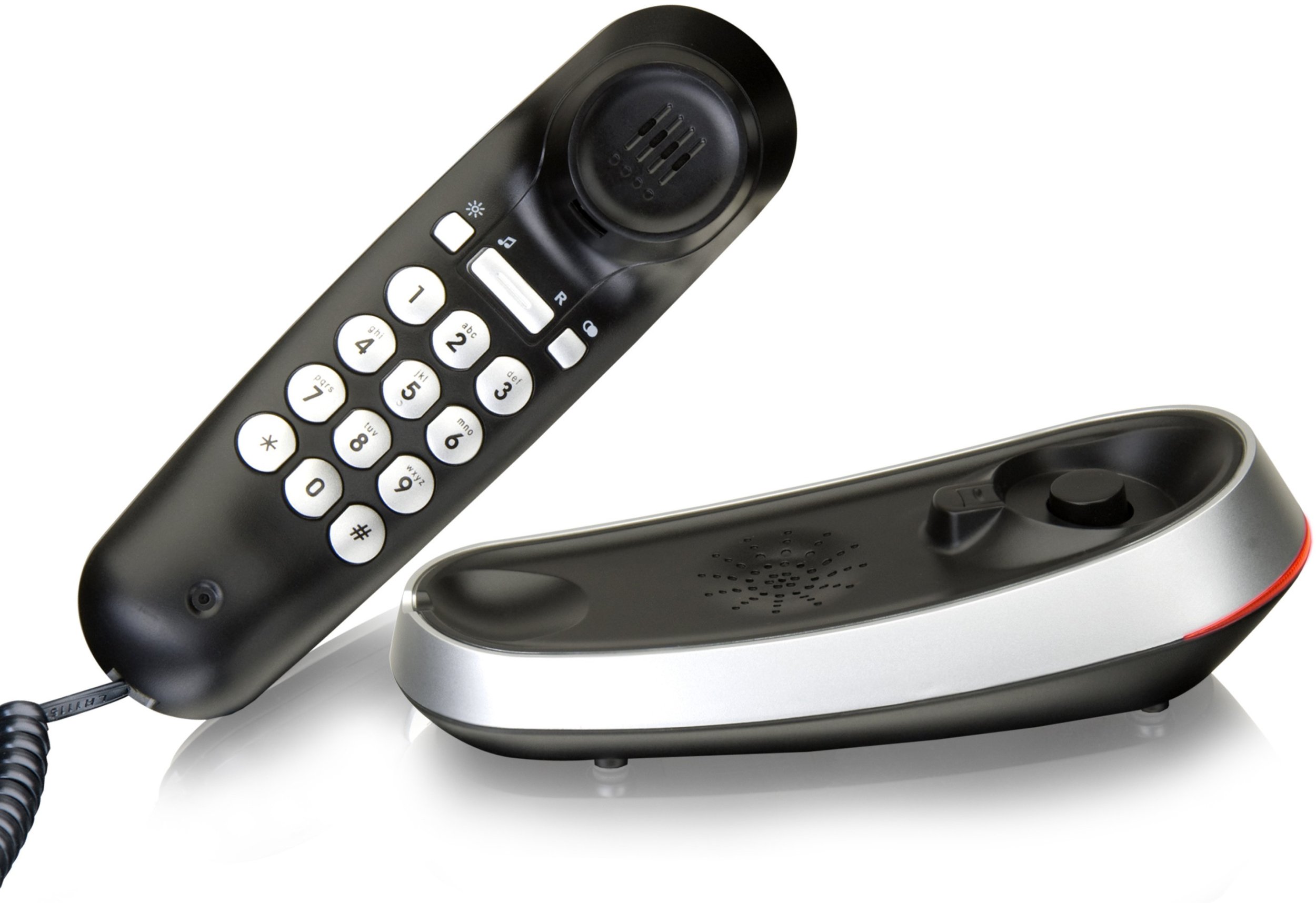 Telefoni fiks Switel Telgo TE16, ekran LCD, Caller ID, i zi