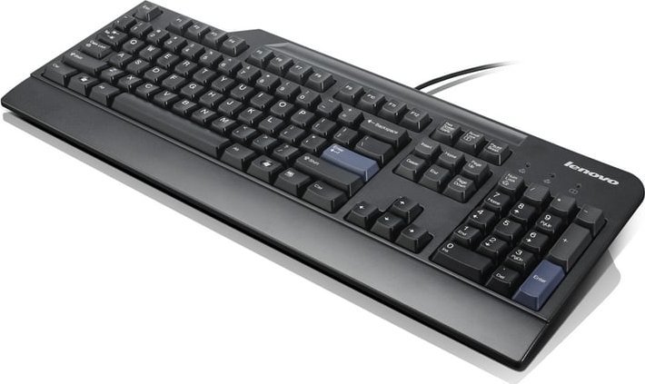 Tastierë Lenovo Keyboard, me kabllo, US, e zezë