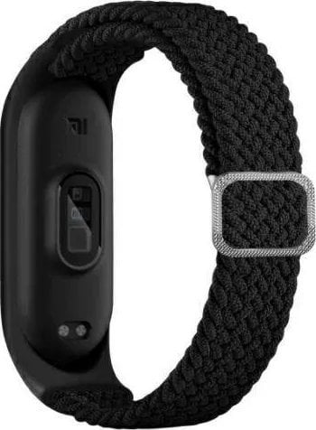 Rrip dore Beline për Mi Band 3/4, tekstil, i zi