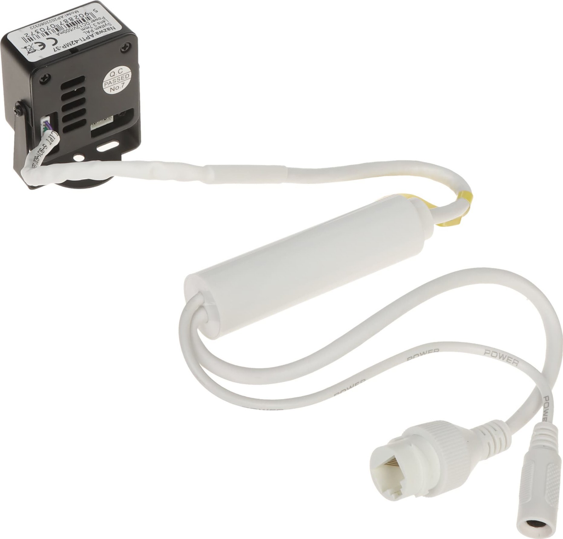 Kamerë IP APTI 42MP 37 Pinhole, 4 Mpx, lente 3.7 mm, e zezë