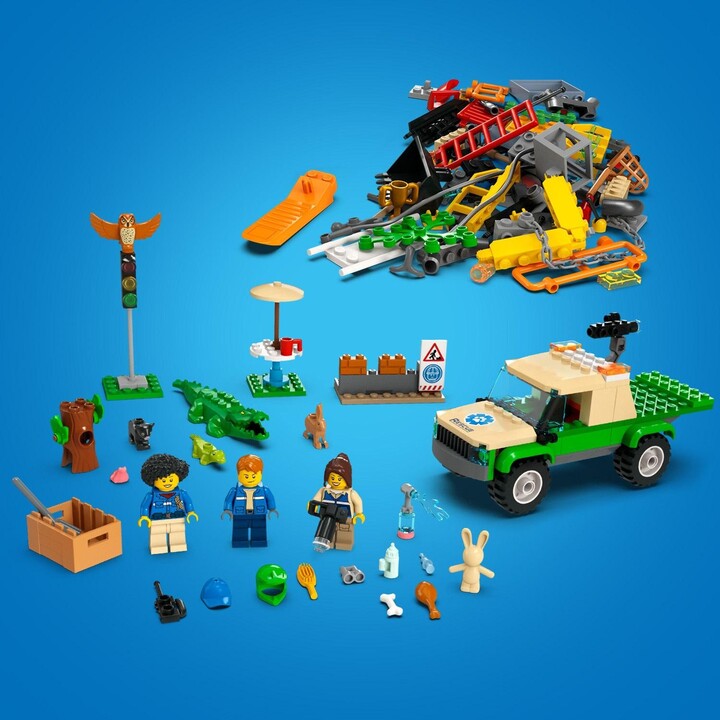Set lodër LEGO® City 60353 Rescue missions in the wild, 246 pjesë