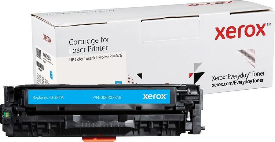 Toner lazer Xerox Everyday CF381A, cian, për HP