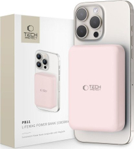 Power bank Tech-Protect PB11 LifeMag, 10000mAh, MagSafe, rozë