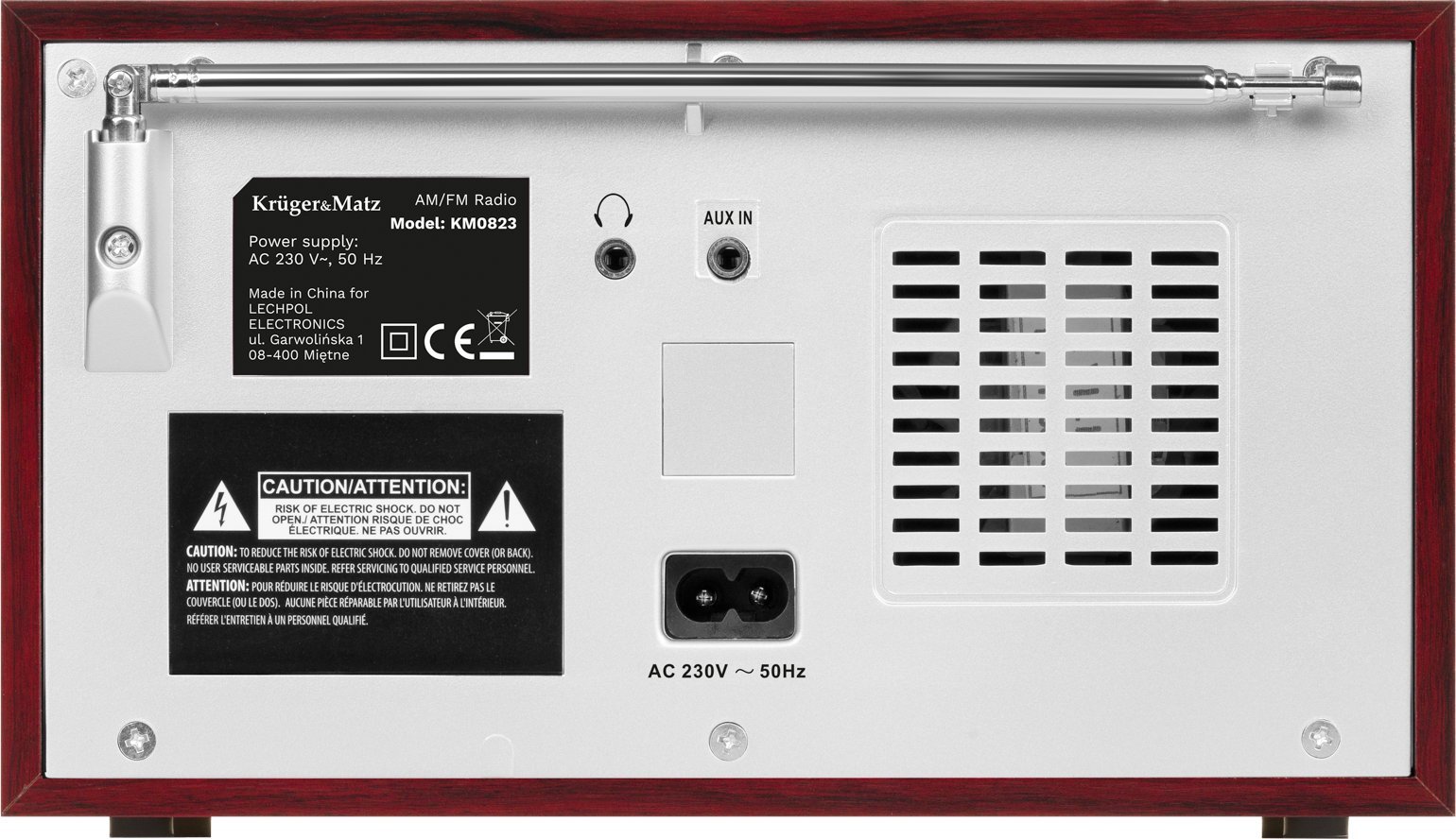 Radio shtëpiake Kruger&amp;Matz KM 823, FM/AM, AUX 3.5mm, altoparlant i fuqishëm