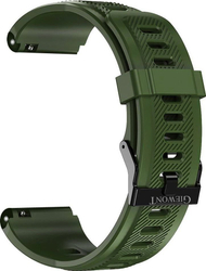 Rrip silikoni për smartwatch Giewont GW430, 22mm, i gjelbër