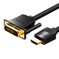Kabllo HDMI në DVI Vention, 3m, Full HD, i zi