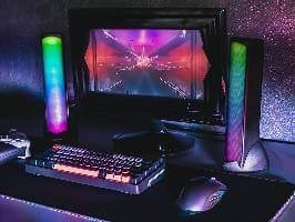 Altoparlantë Tracer Sigma 2.0, Bluetooth, 10W, RGB, të zinj