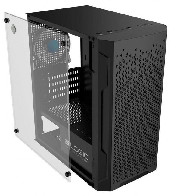 Kasë Logic Aramis ARGB, e zezë