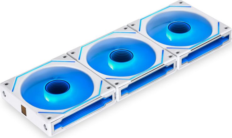Ventilatorë PC Lian Li UNI FAN SL-INF 120, set 3x120mm, ARGB, të bardhë