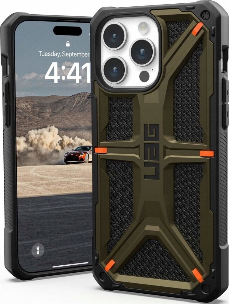Mbrojtëse telefoni UAG Pathfinder SE, për iPhone 15 Pro Max 6.7", Geo Camo, me Magnet MagSafe