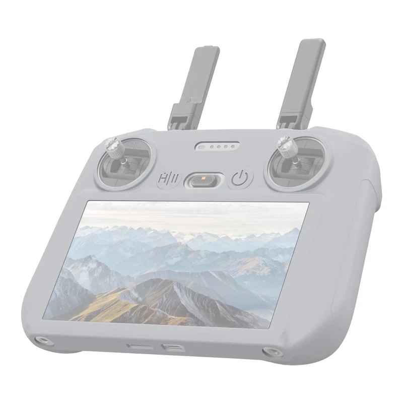 Mbulesë silikoni Puluz për DJI RC 2, mbrojtëse, gri