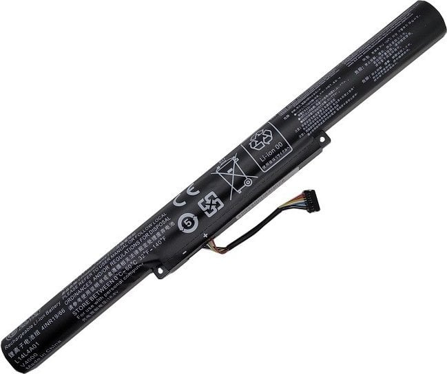 Bateri notebook Extra Digital Lenovo L14L4A01, 2600mAh, 14.4V, e zezë