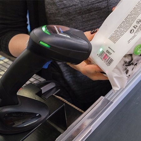 Skaner barkodi Datalogic Gryphon I GD4500, 1D 2D, me kabllo, i zi