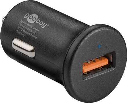 Полнач за ѕид Goobay Quick Charge 45162, 1x USB A, QC 3.0, бел