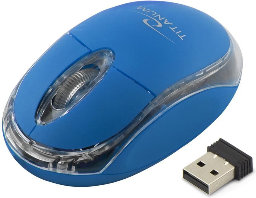 Maus Titanum Condor, wireless, USB, i kaltërt