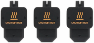 Mbështjellës silikoni për hotend Bambu Lab H2D, set 3 copë, gri