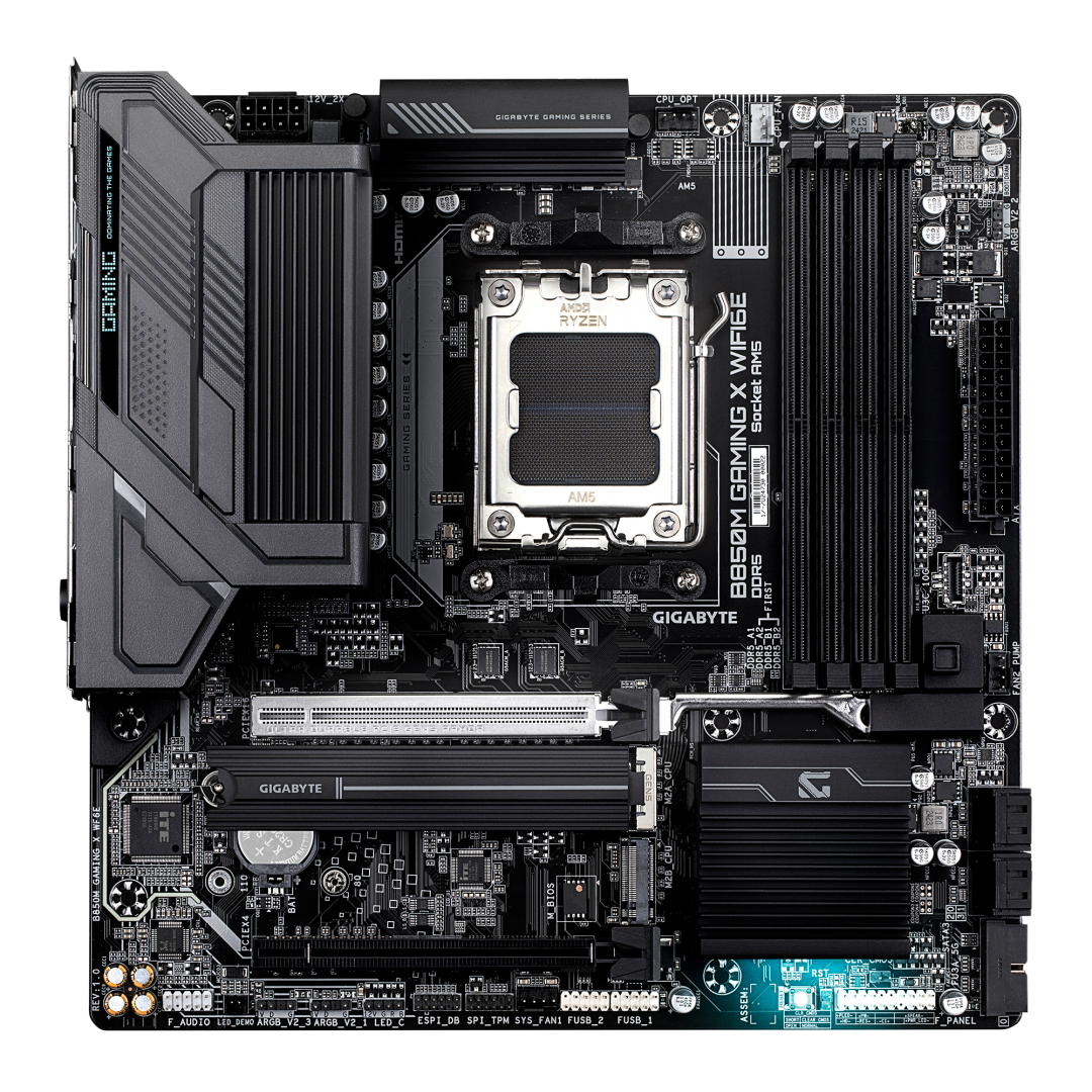 Pllakë amë Gigabyte AMD B850M Gaming X, MATX, Wi-Fi 6E