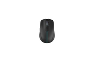 Maus wireless Serioux Flicker 212, 1600 DPI, bateri e rikarikueshme USB C, i zi